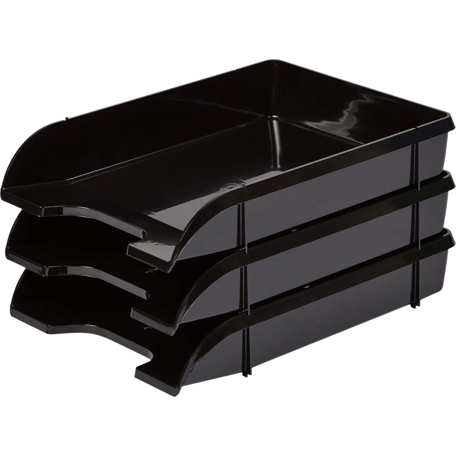 Лоток горизонтальный Attache LOFT HDF черный Лоток горизонтальный Attache LOFT HDF черный - фото 2