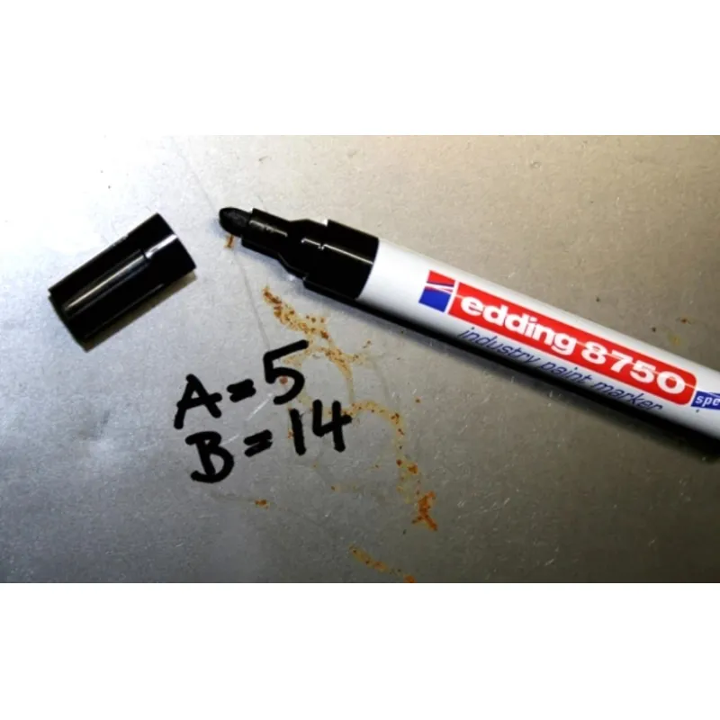 Маркер для промышленной графики EDDING E-8750/3 синий 2-4мм - фото 3