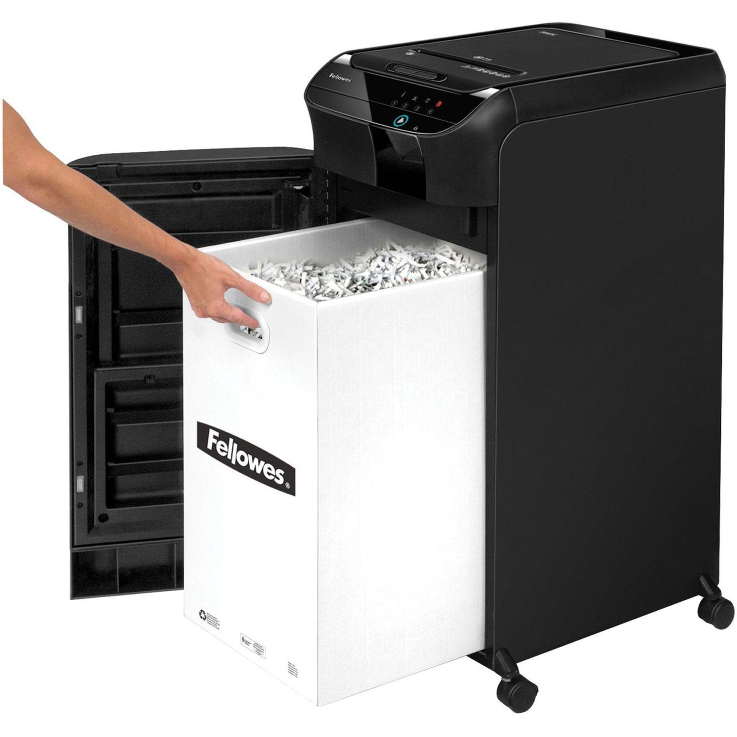 Шредер (уничтожитель) Fellowes AutoMax 550C, 4ур.секр.,14лист, 83л - фото 7
