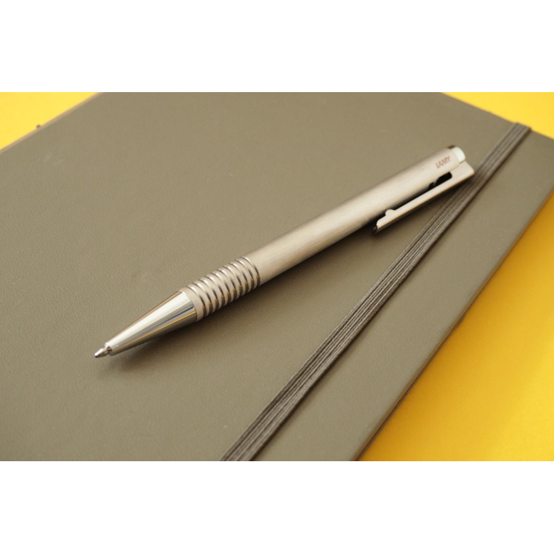 Ручка шариковая автоматическая LAMY 206 logo, Матовая сталь, M16, 4026752 - фото 10