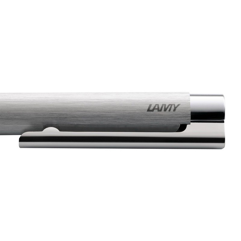 Ручка шариковая автоматическая LAMY 206 logo, Матовая сталь, M16, 4026752 - фото 4