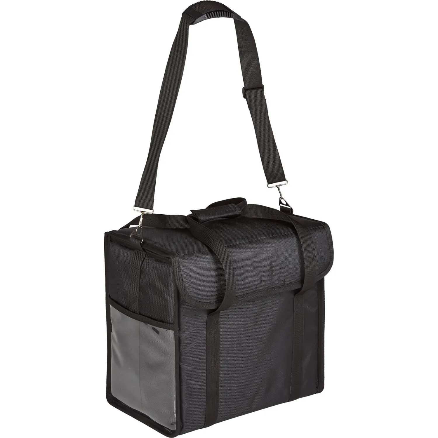 Термосумка для обедов ткань черная 35х25х35 (31л) - фото 2