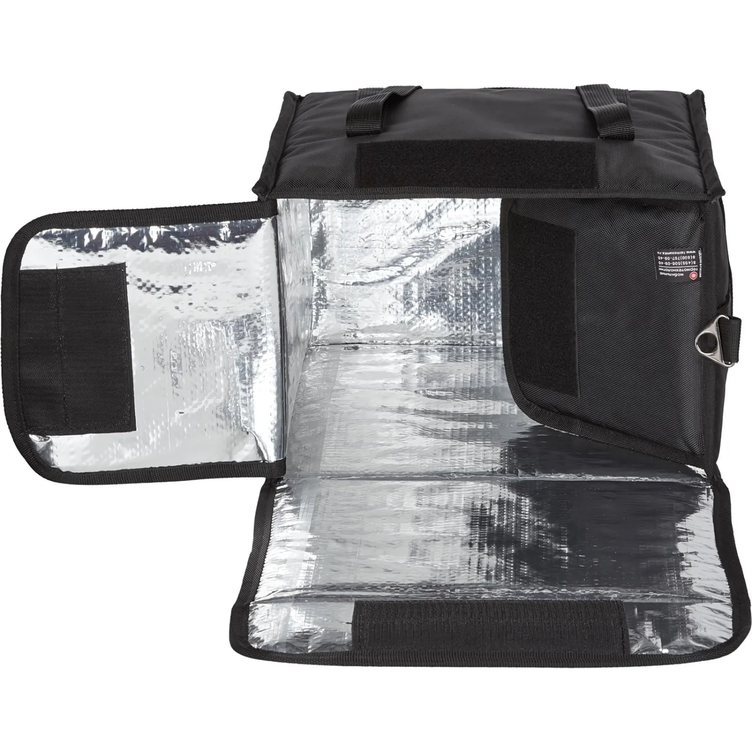 Термосумка для обедов ткань черная 35х25х35 (31л) - фото 3