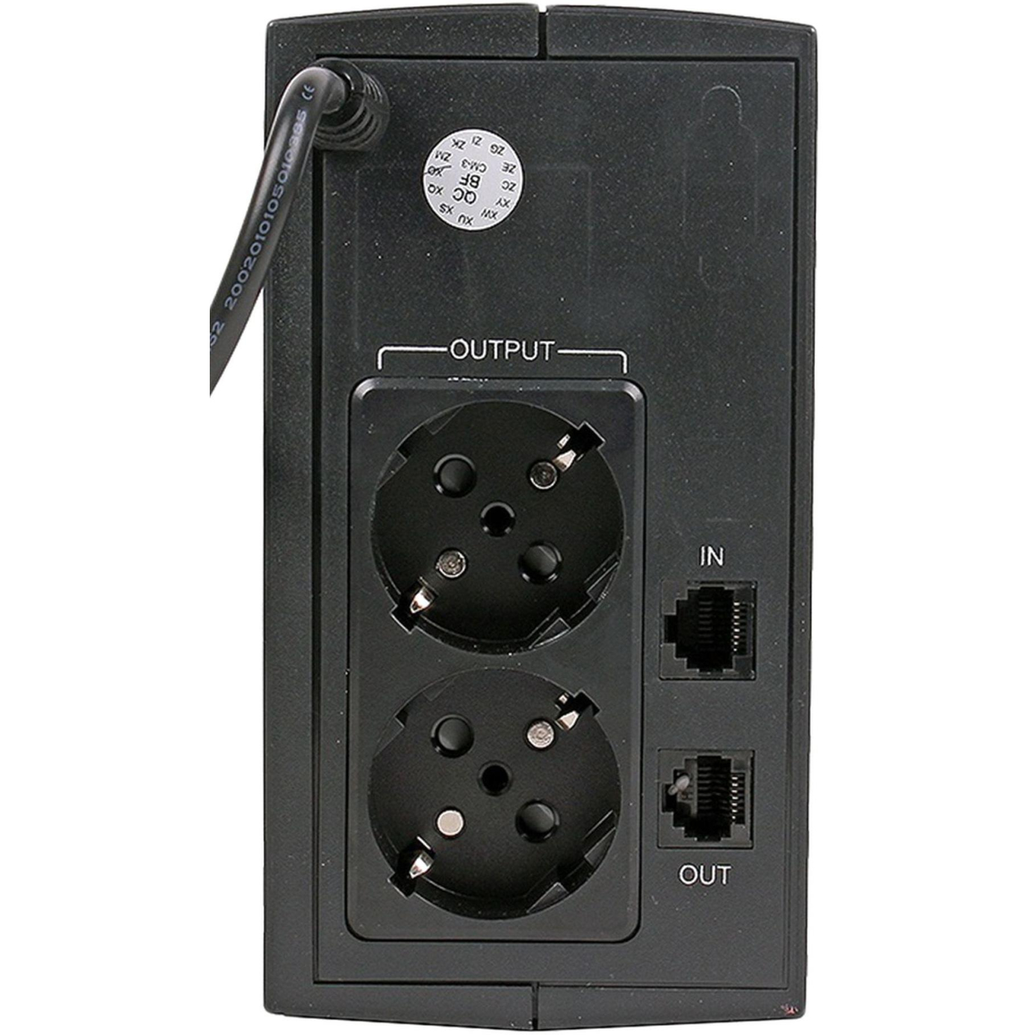 ИБП Line-Interactive CyberPower UTC850E 850VA/425W (2 EURO) - фото 2