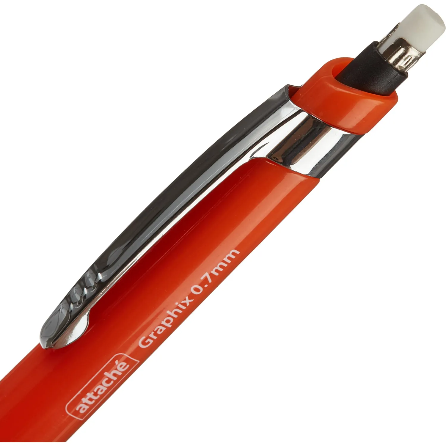 Карандаш механический Attache Graphix, 0.7 мм, цвет корпуса оранжевый - фото 3