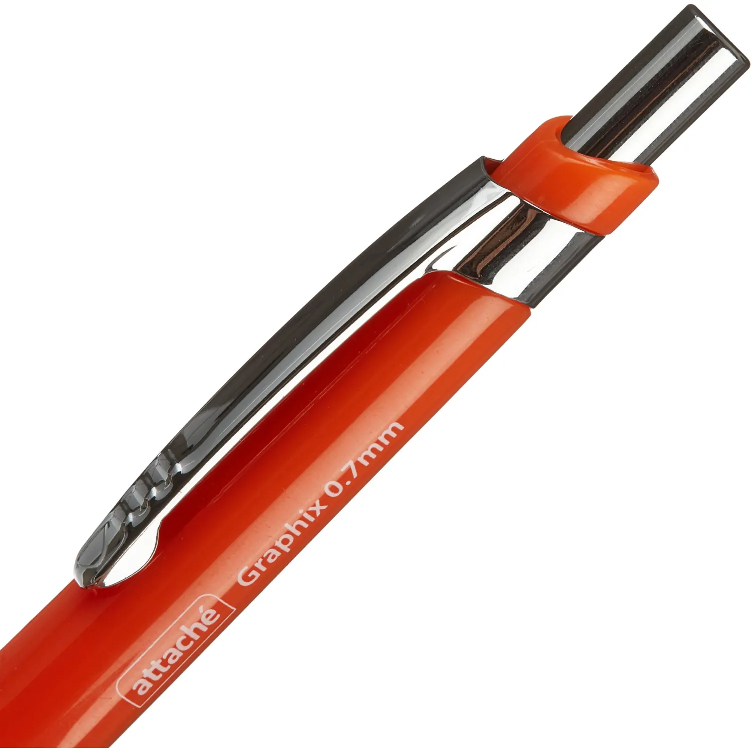 Карандаш механический Attache Graphix, 0.7 мм, цвет корпуса оранжевый - фото 4