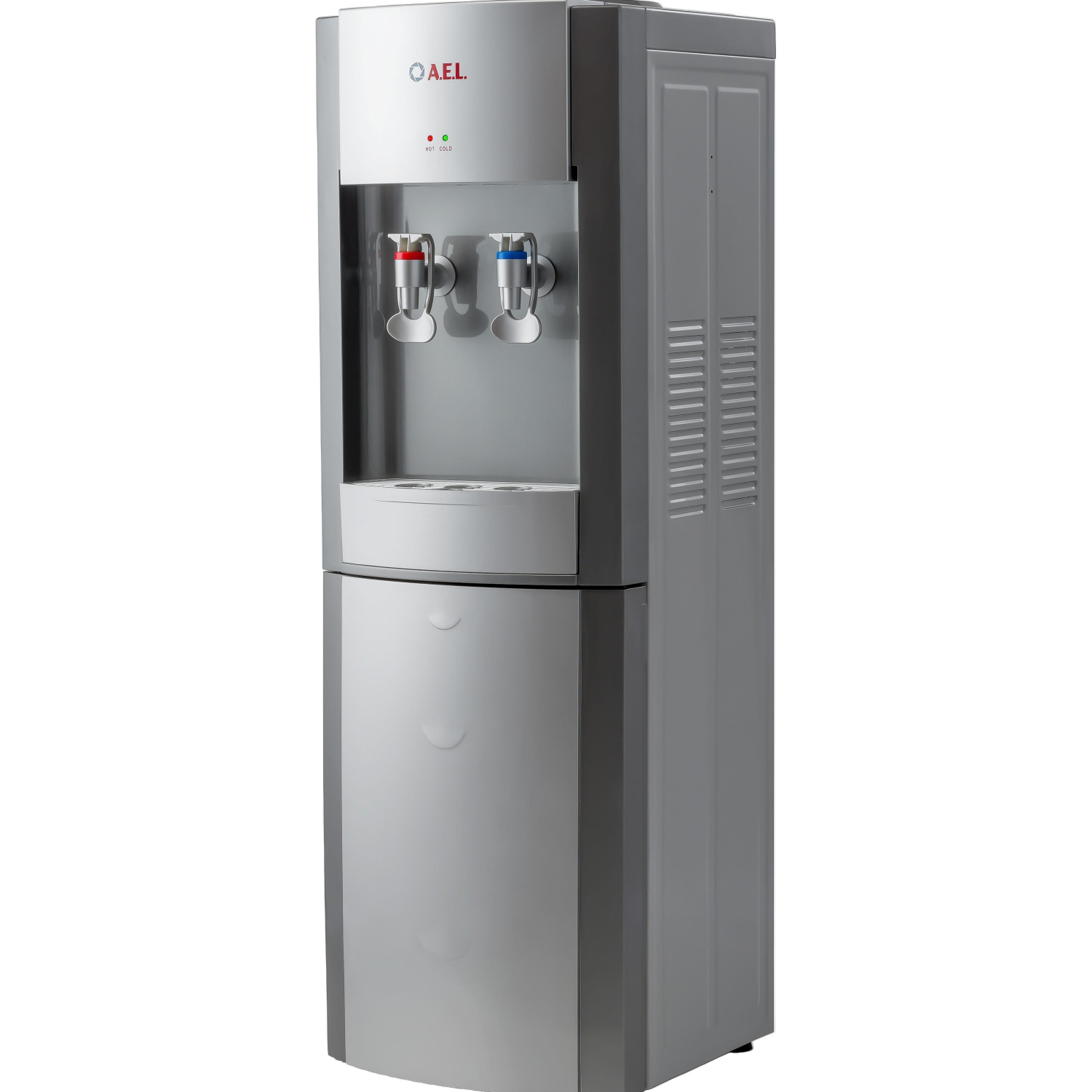 Кулер для воды AEL LD-AEL-28 cool grey/silver напольный электронное охлажд - фото 2