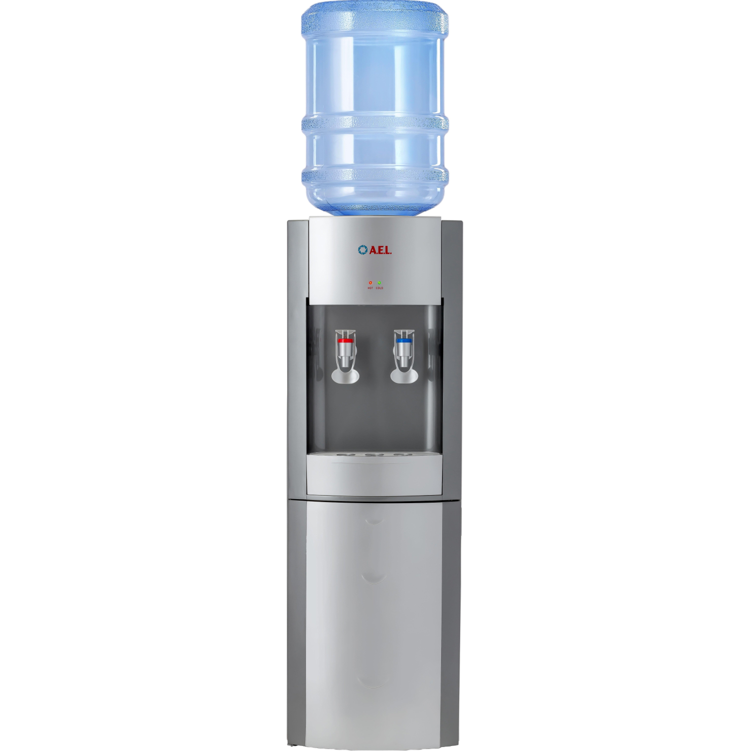 Кулер для воды AEL LD-AEL-28 cool grey/silver напольный электронное охлажд - фото 3
