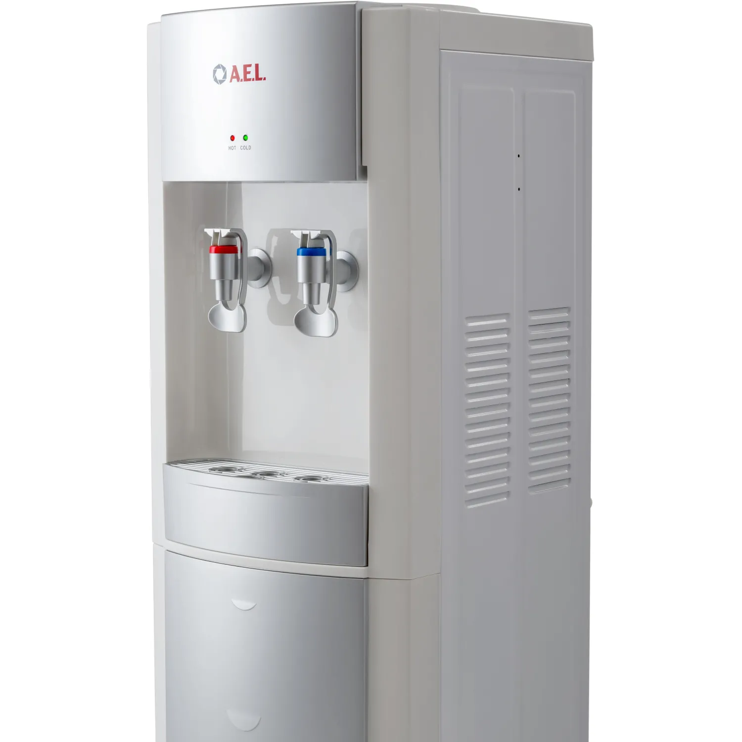 Кулер для воды AEL LD-AEL-28 white/silver напольный электронное охлаждение - фото 3