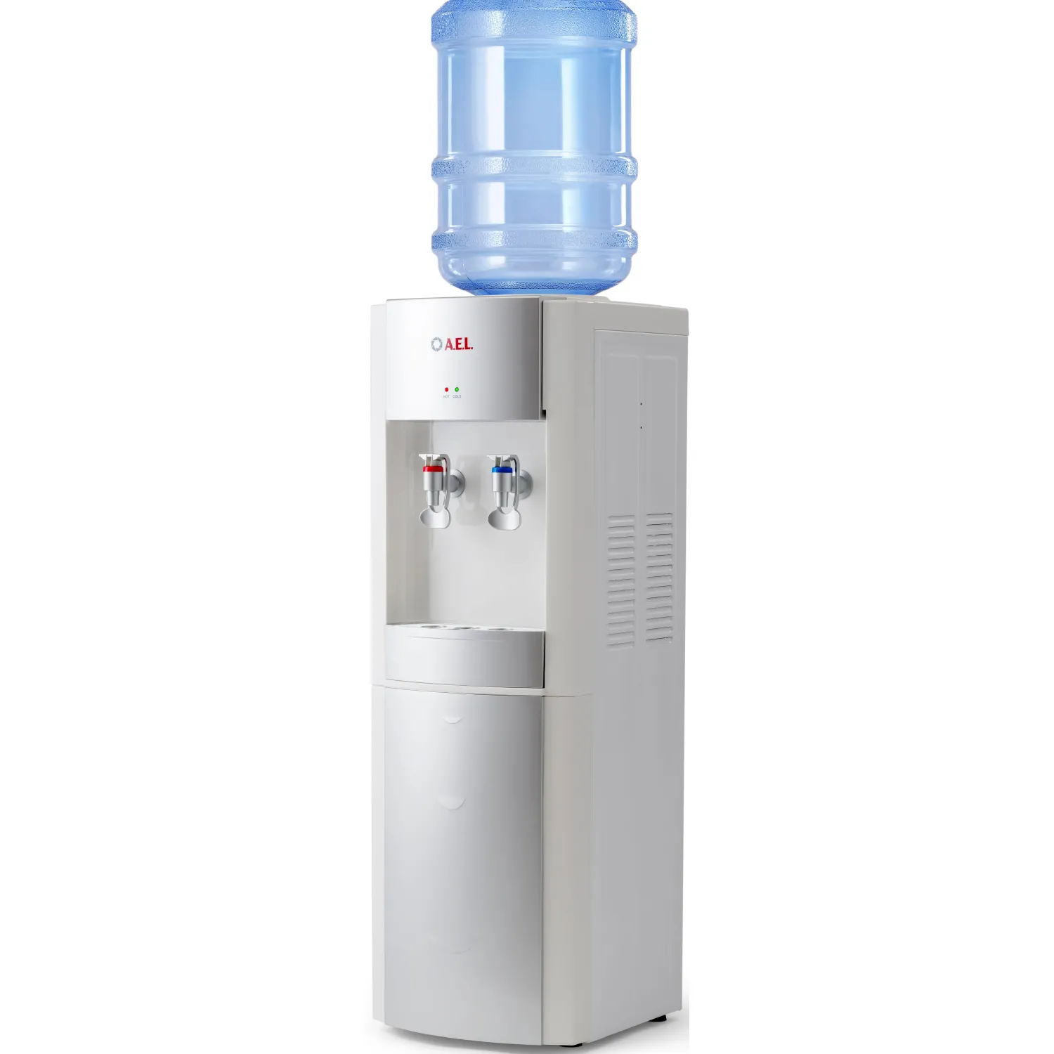 Кулер для воды AEL LD-AEL-28 white/silver напольный электронное охлаждение - фото 4