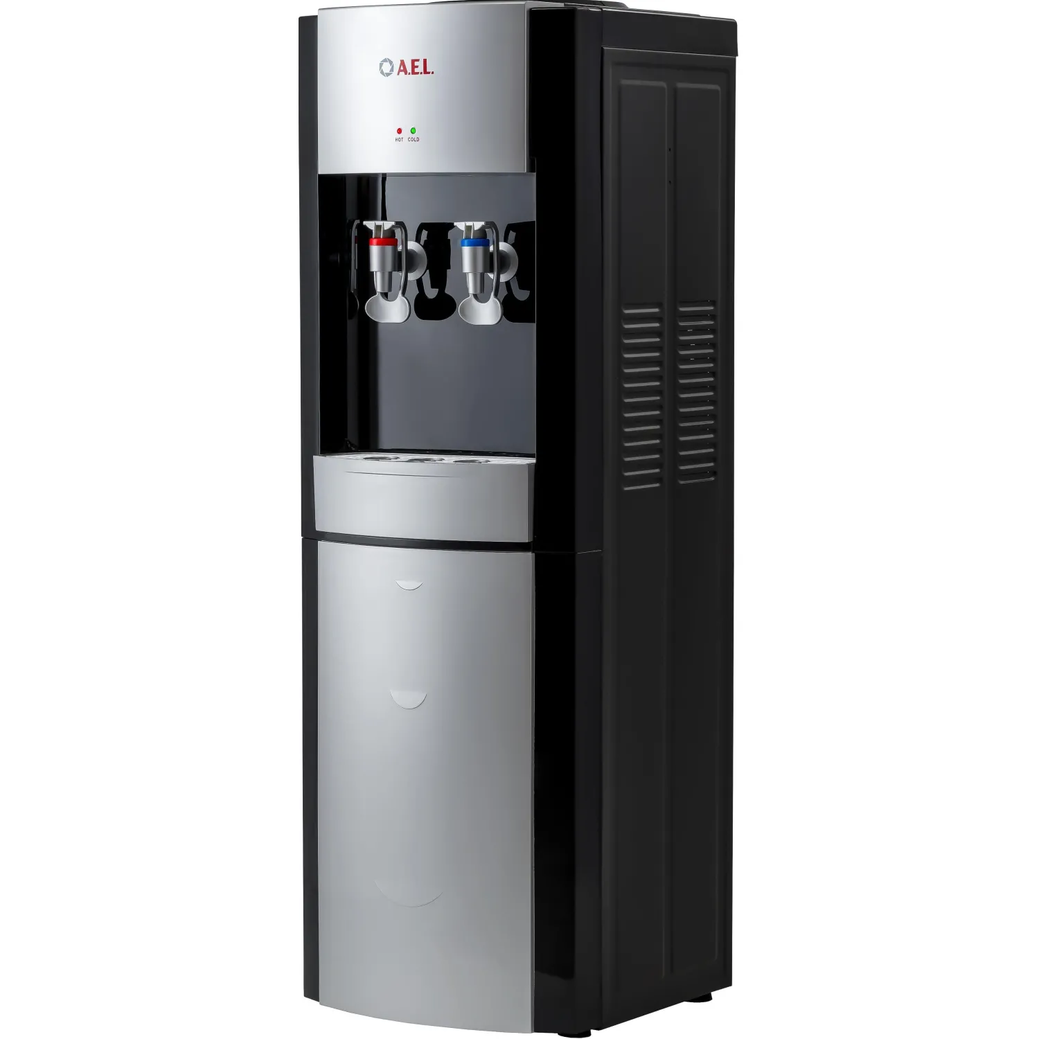 Кулер для воды AEL LD-AEL-28c black/silver напольный электронное охлаждение - фото 2