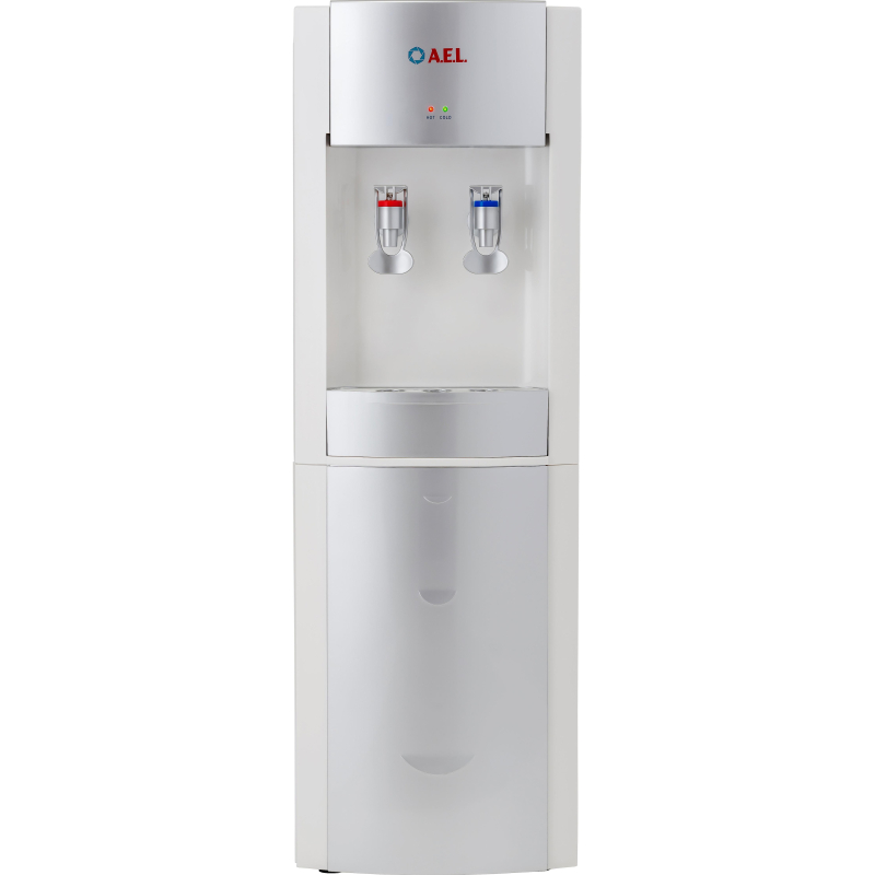Кулер для воды AEL LD-AEL-28c white/silver напольный электронное охлажд - фото 1