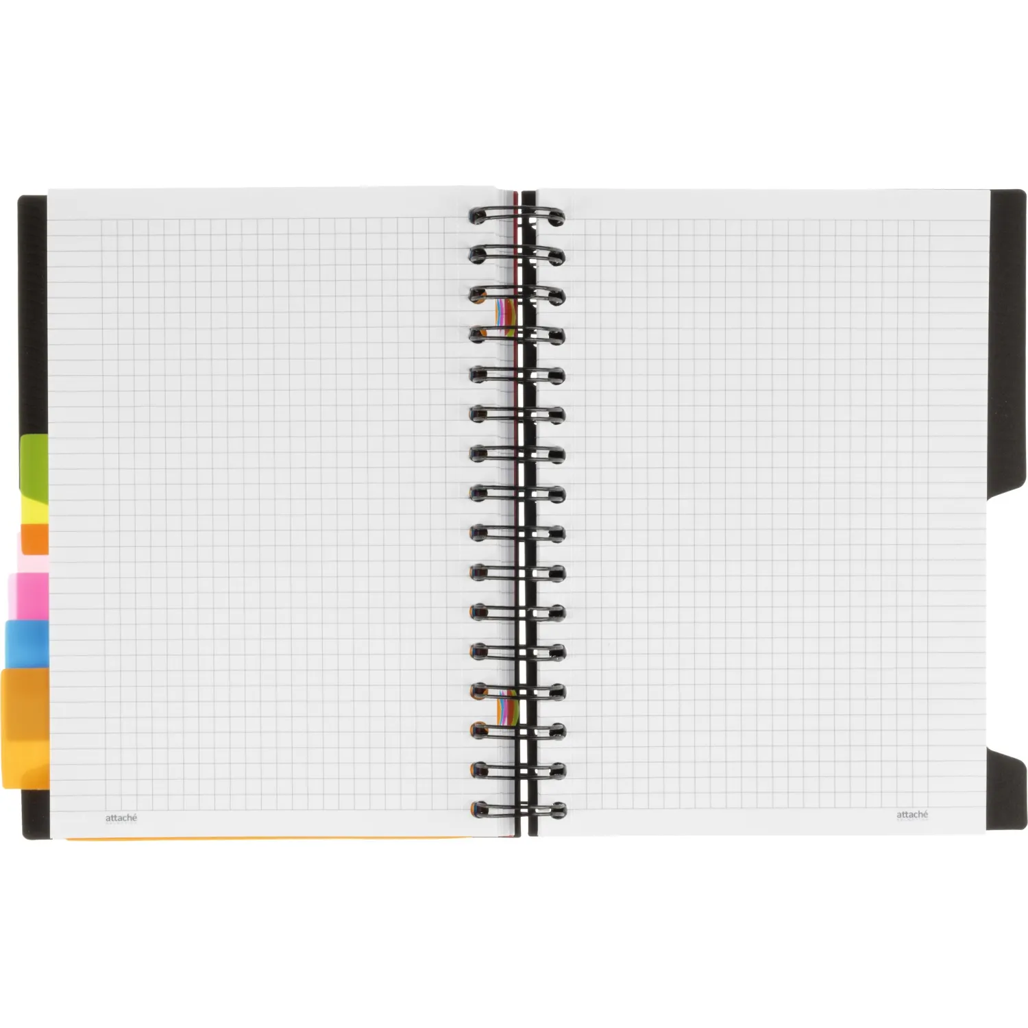 Бизнес-тетрадь А5,200л,кл,греб. Attache Selection Office book черн металлик - фото 7