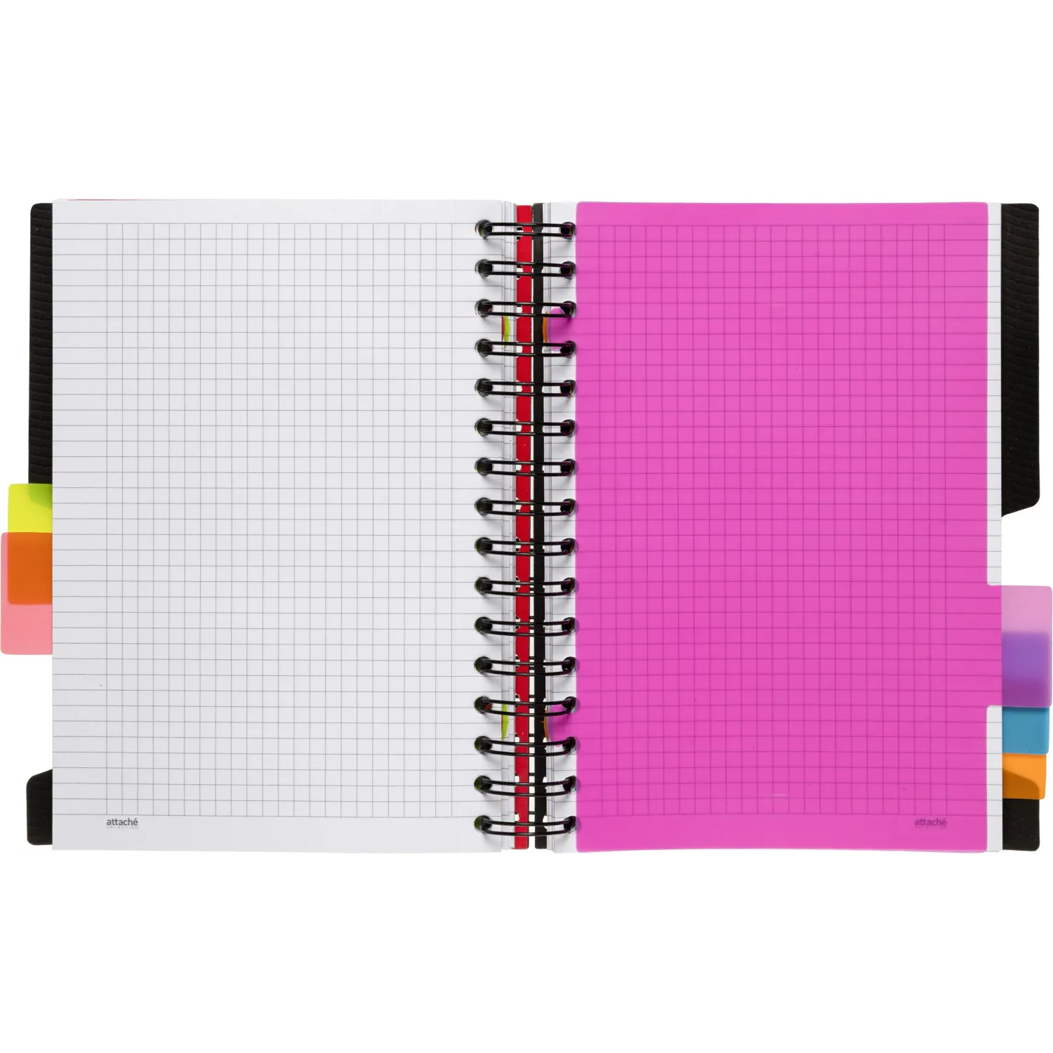 Бизнес-тетрадь А5,200л,кл,греб. Attache Selection Office book черн металлик - фото 10