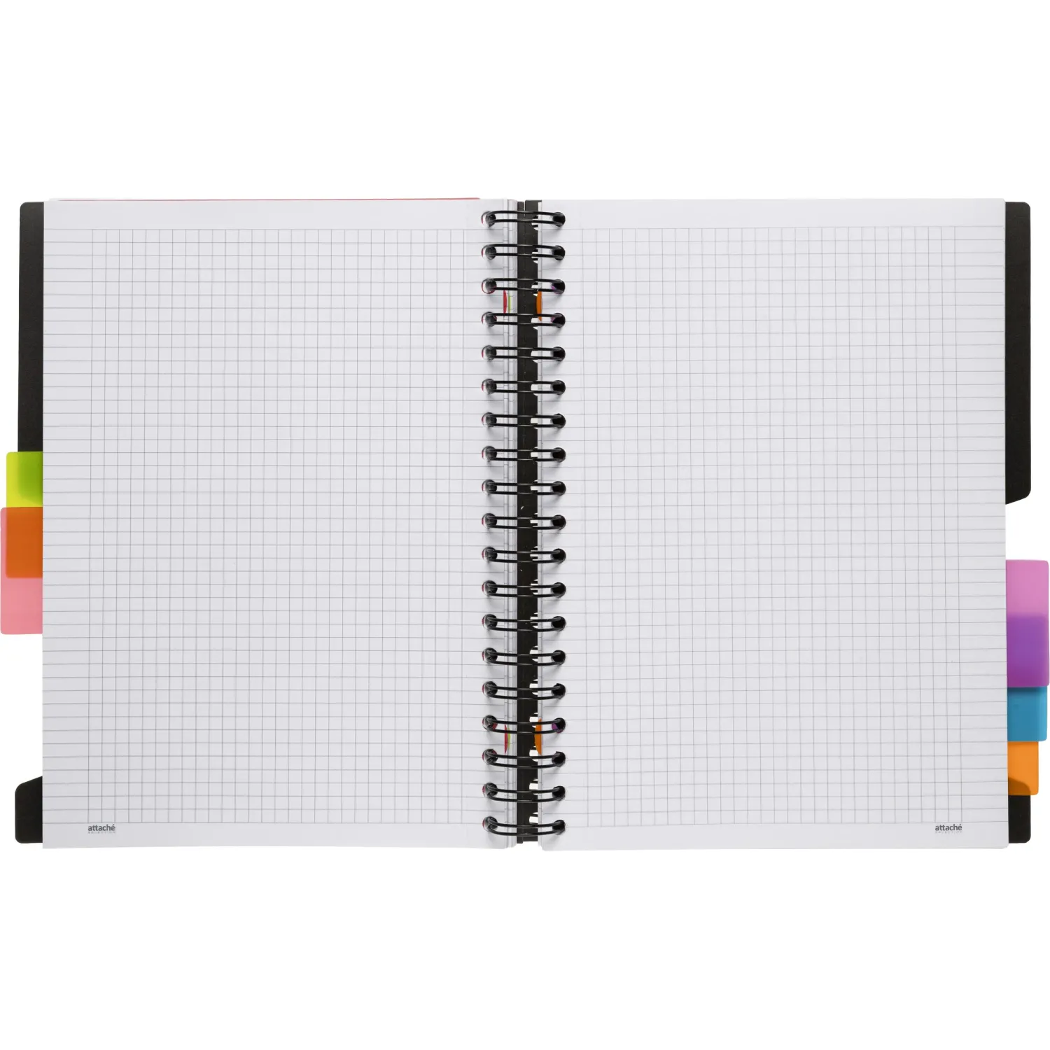 Бизнес-тетрадь B5,200л,кл,греб. Attache Selection Office book чернметаллик - фото 7