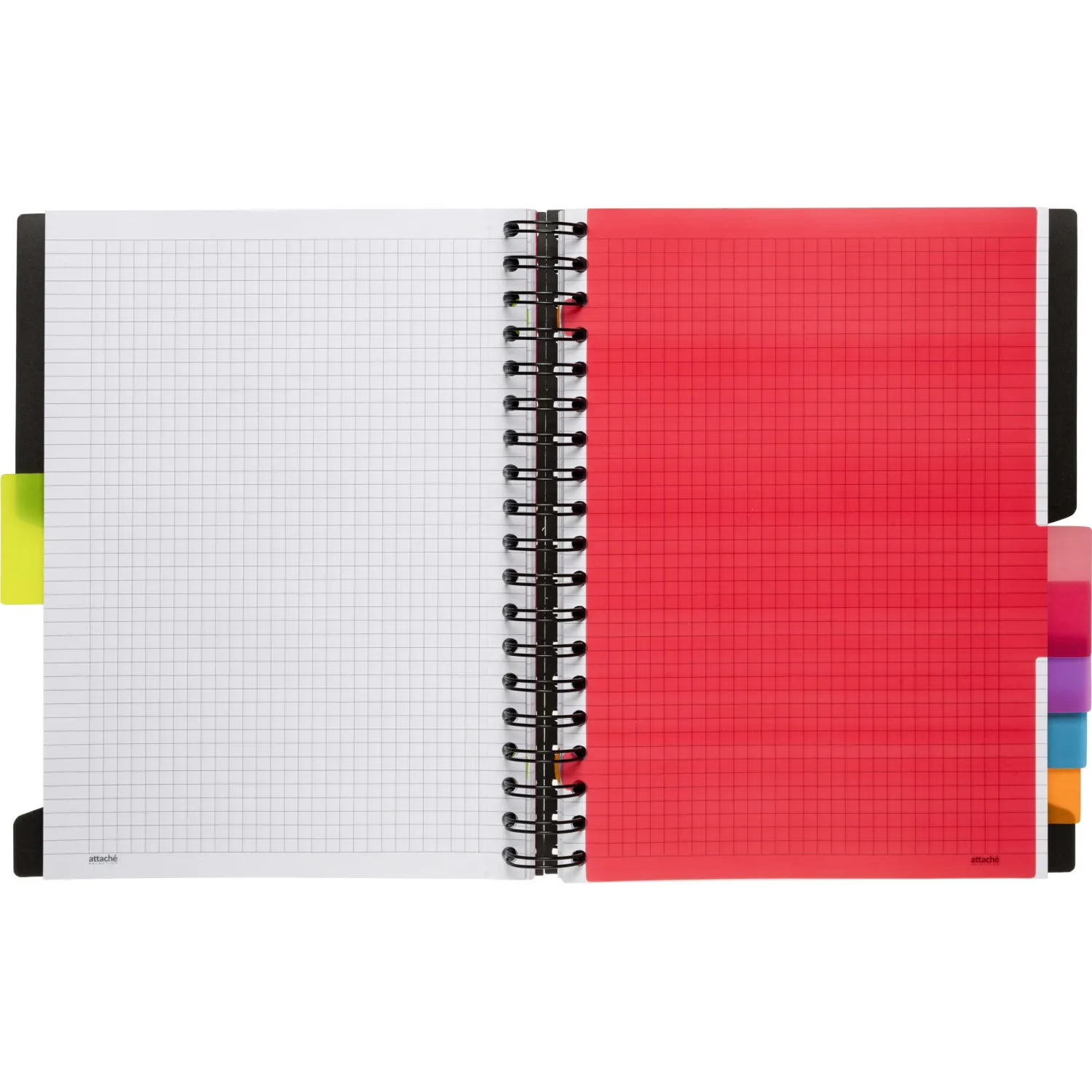 Бизнес-тетрадь B5,200л,кл,греб. Attache Selection Office book чернметаллик - фото 9