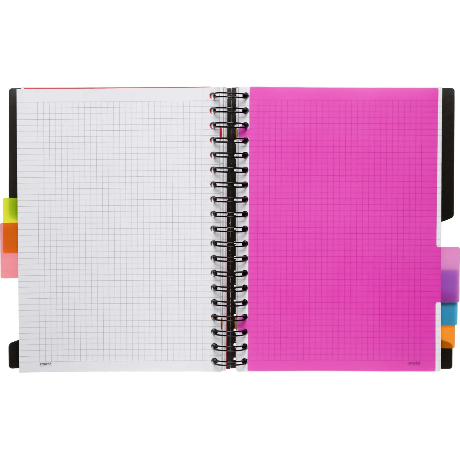 Бизнес-тетрадь B5,200л,кл,греб. Attache Selection Office book чернметаллик - фото 10