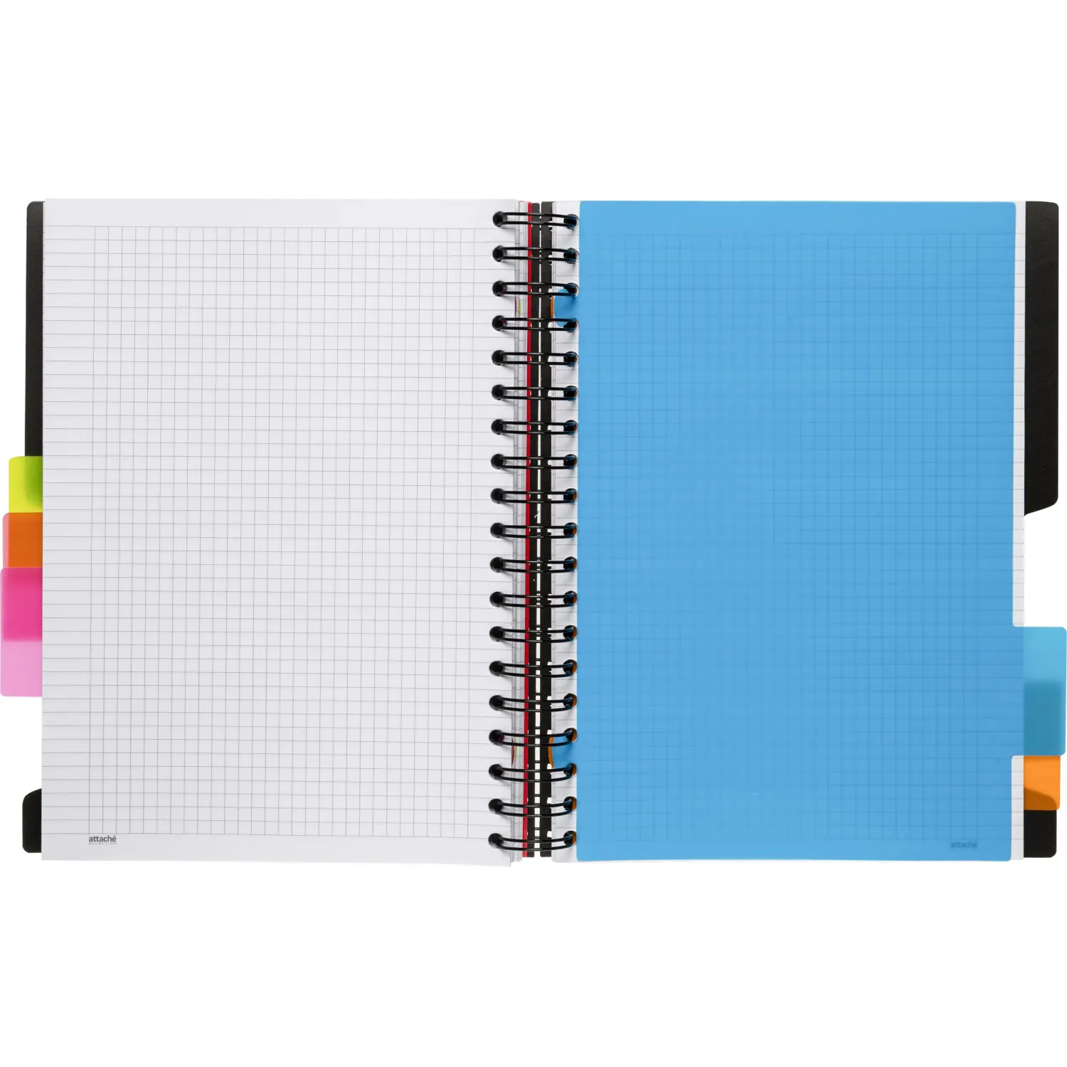 Бизнес-тетрадь B5,200л,кл,греб. Attache Selection Office book чернметаллик - фото 11