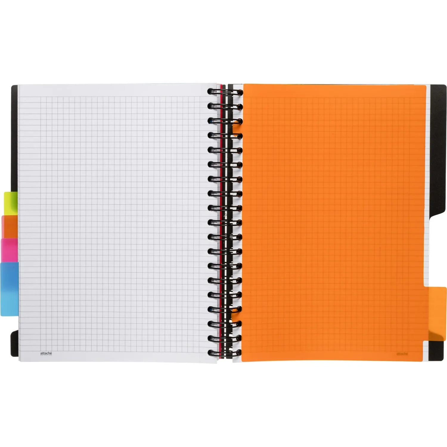 Бизнес-тетрадь B5,200л,кл,греб. Attache Selection Office book чернметаллик - фото 12