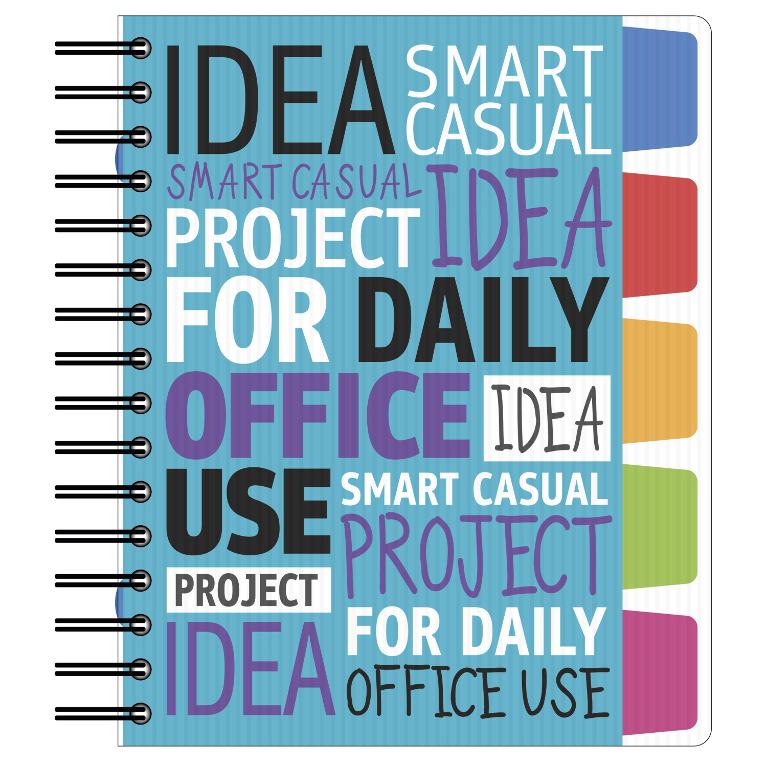 Бизнес-тетрадь А5,150л,клетка,греб. Attache Selection Office book 2 голубой - фото 2