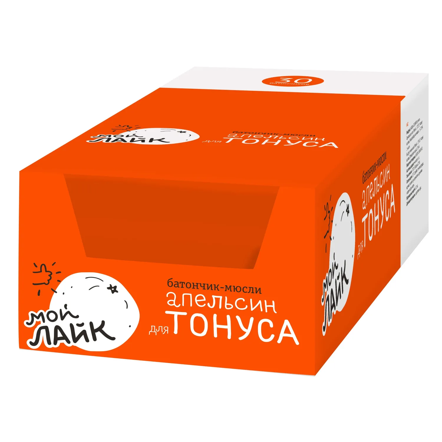 Батончик мюсли Леовит Апельсин для тонуса, (30б/25г) 132348 - фото 5