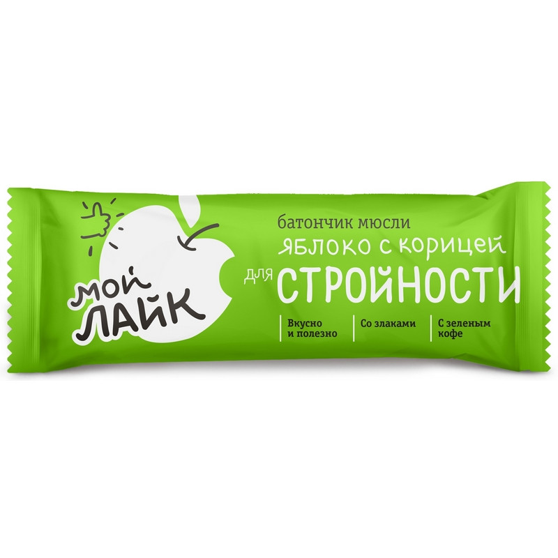 Батончик мюсли Леовит Яблоко с корицей для стройности, (30б/25г) 132351 - фото 1