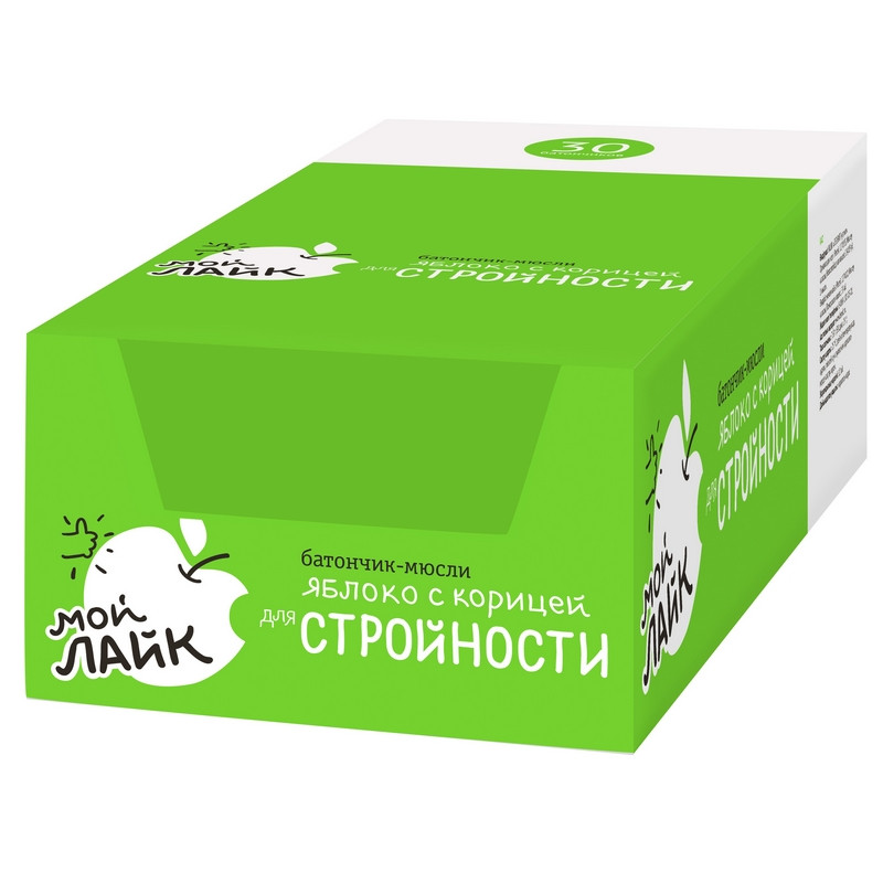 Батончик мюсли Леовит Яблоко с корицей для стройности, (30б/25г) 132351 - фото 4