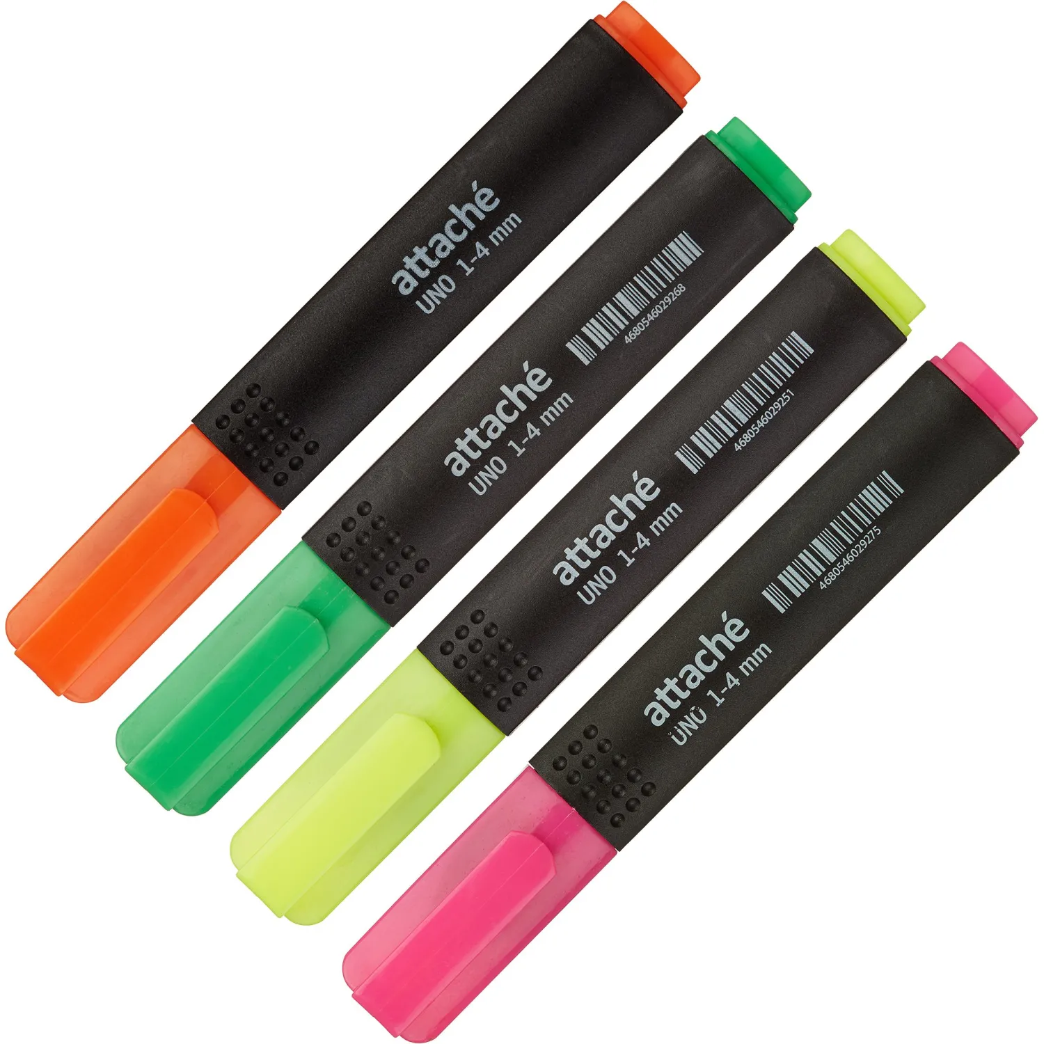 Набор текстовыделителей Attache Economy Uno 1-4мм набор 4цв - фото 2