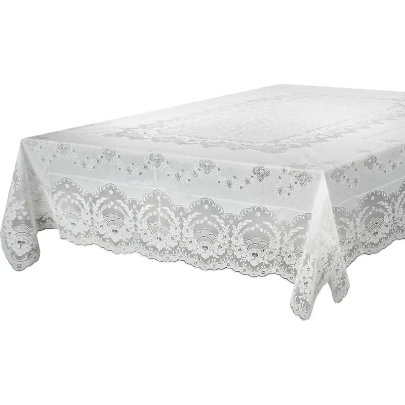 Скатерть Niklen кружевная 100% ПВХ 137х180 см 1289 Скатерть Niklen кружевная 100% ПВХ 137х180 см 1289 - фото 1