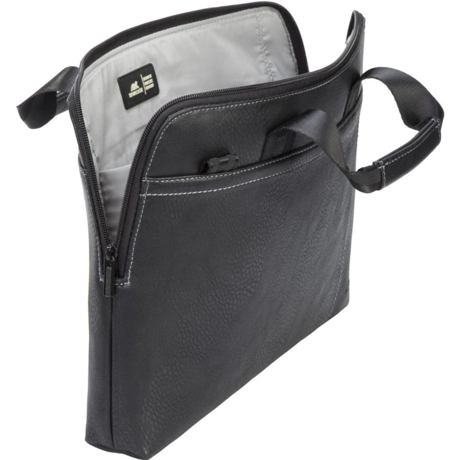 Сумка для ноутбука 13.3, RivaCase Orly, черная, 8920 Black - фото 2