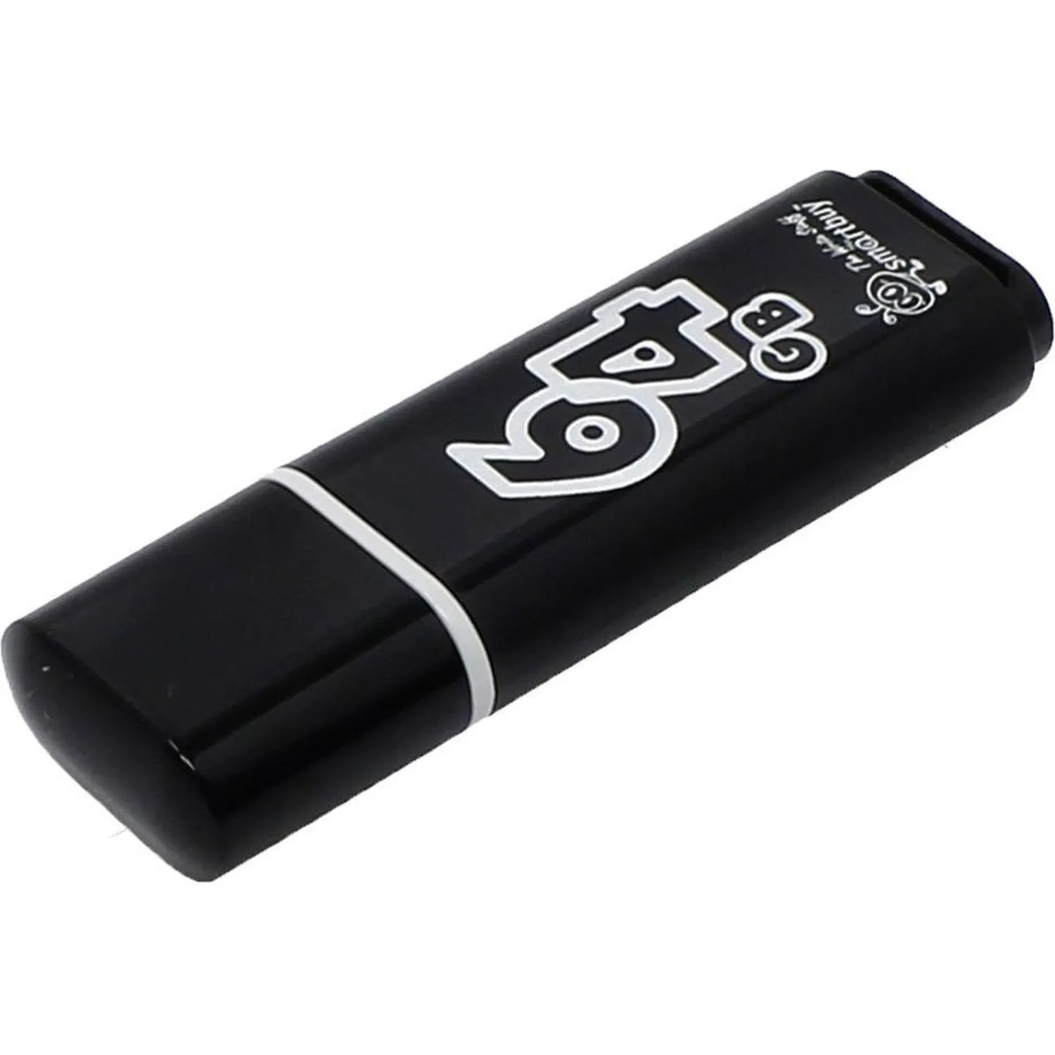 Флеш-память Smartbuy Glossy, 64Gb, USB 2.0, чер, SB64GBGS-K - фото 4