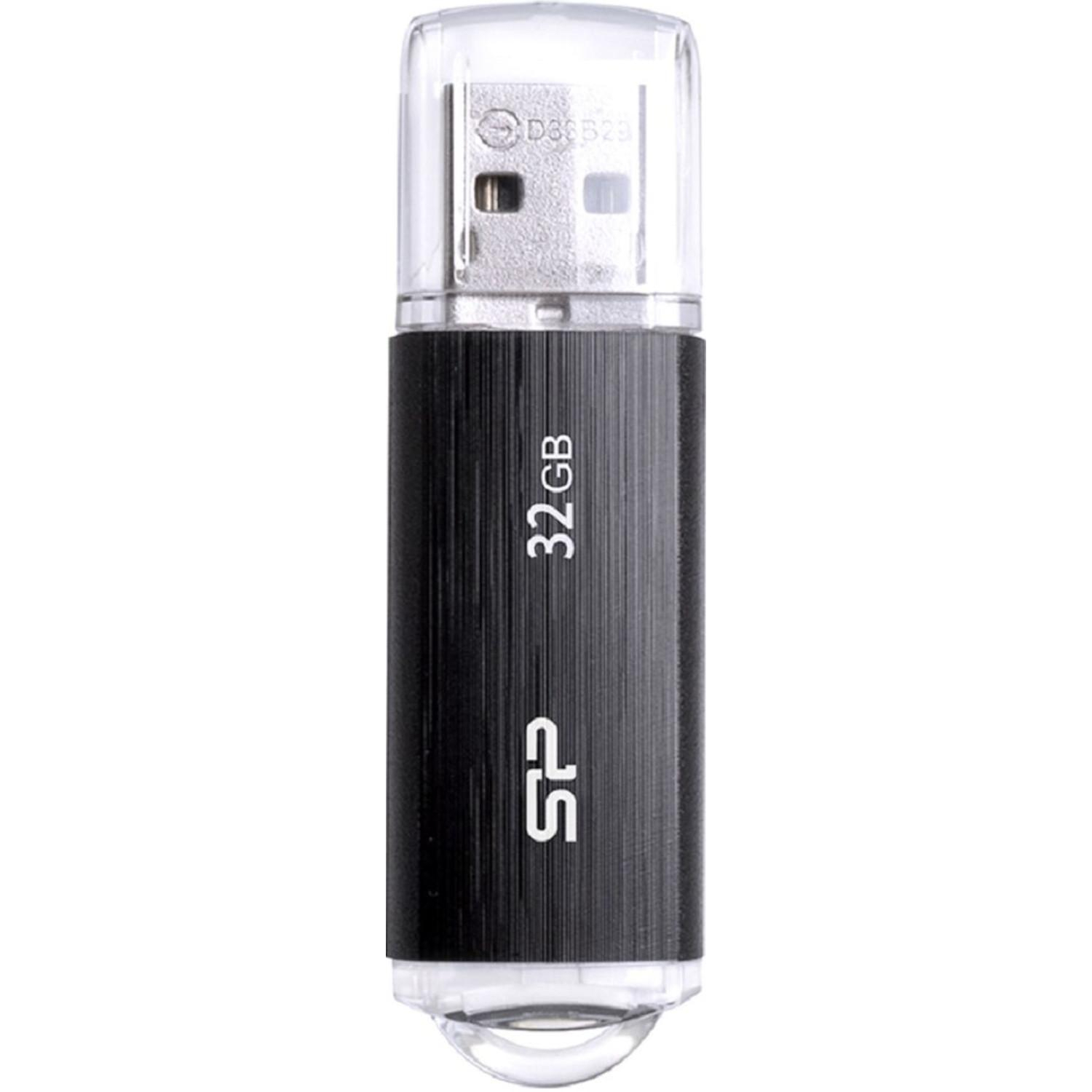Флеш-память Silicon Power Ultima U02, 32Gb, USB 2.0, чер, SP032GBUF2U02V1K - фото 2