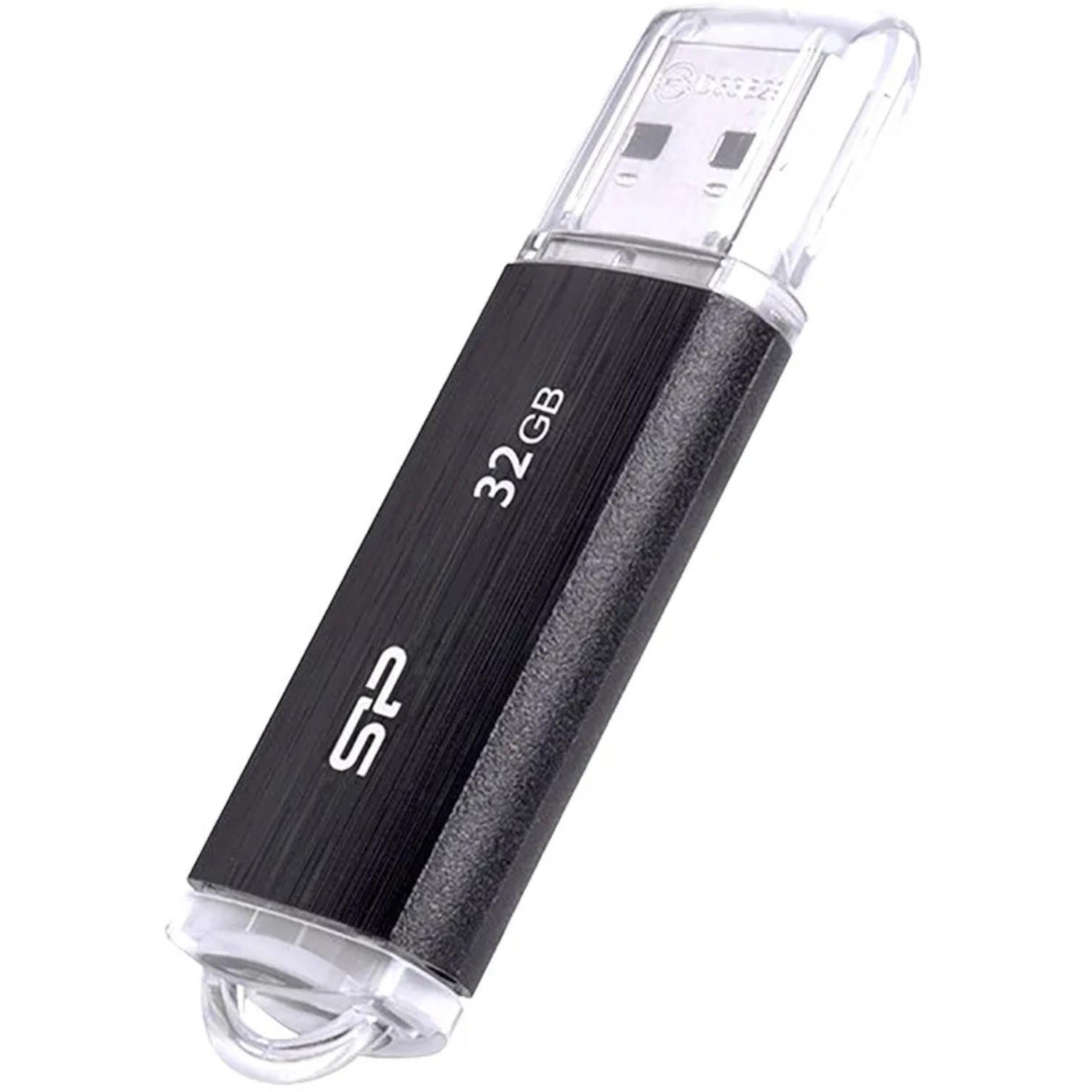 Флеш-память Silicon Power Ultima U02, 32Gb, USB 2.0, чер, SP032GBUF2U02V1K - фото 3