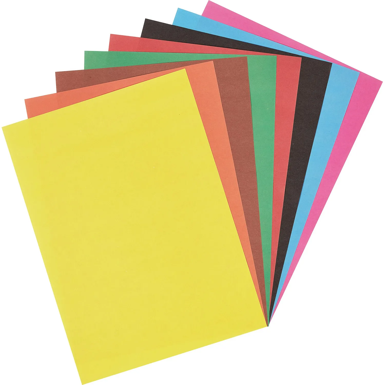 Бумага цветная №1School 8л.8цв.А4 офсет Отличник - фото 2