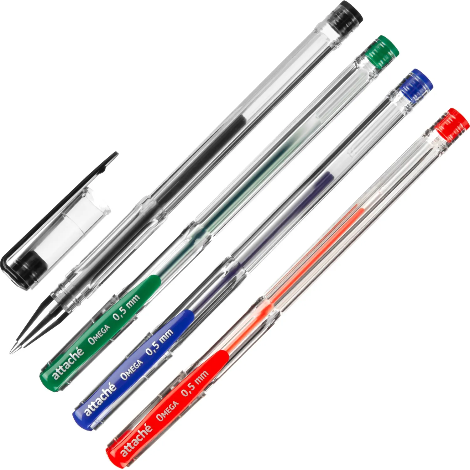 Набор гелевых ручек 4цв., 0,5мм - фото 2