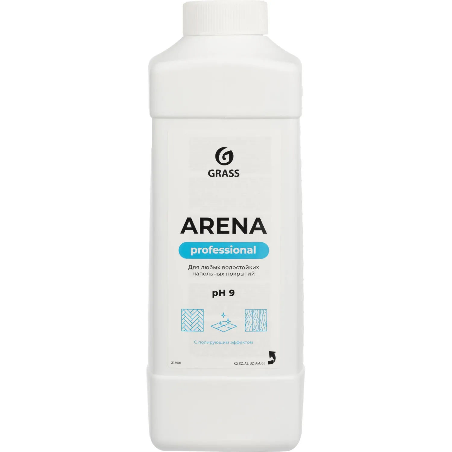 Профхим д/руч.мытья пола нейтрал паркет,ламинат,мрамор Grass/Arena, 1л - фото 3