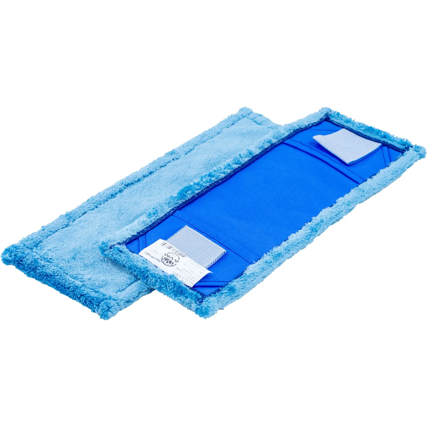 Насадка МОП 40х13 см микрофибра ухо+карман синий MF2083 - фото 3