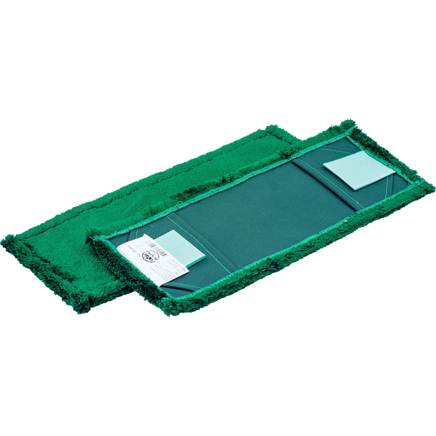 Насадка МОП 40х13 см микрофибра ухо+карман зеленый MF2088 - фото 3