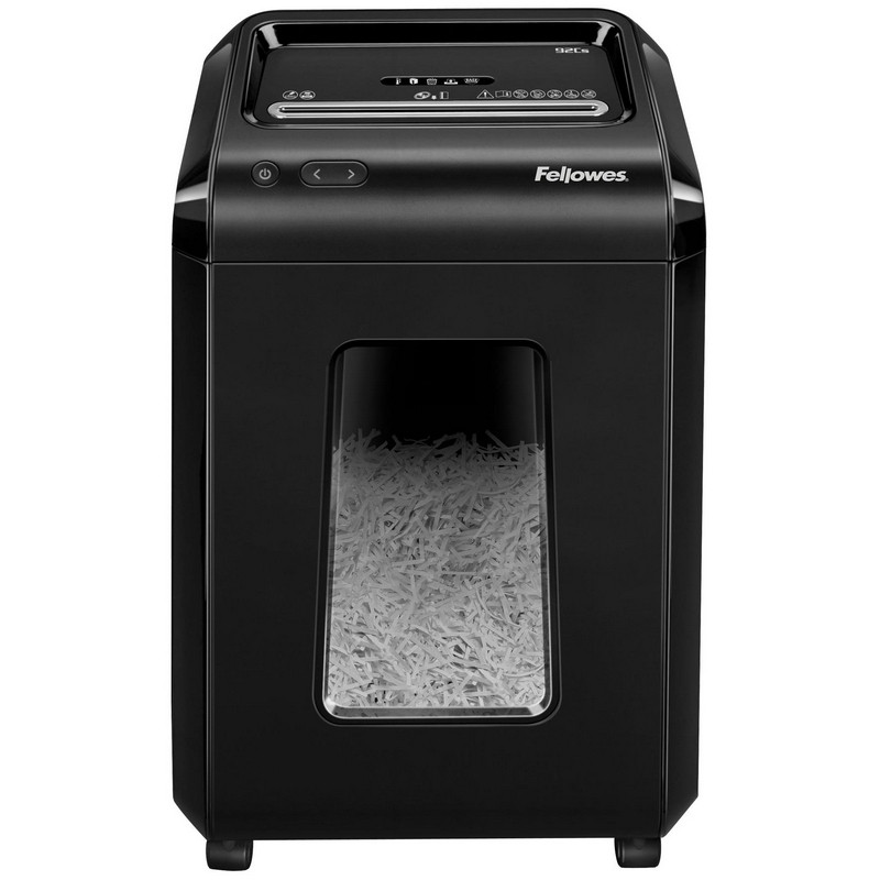 Шредер (уничтожитель) Fellowes Powershred 92Cs, 4ур.секр., 18лист, 25л - фото 3