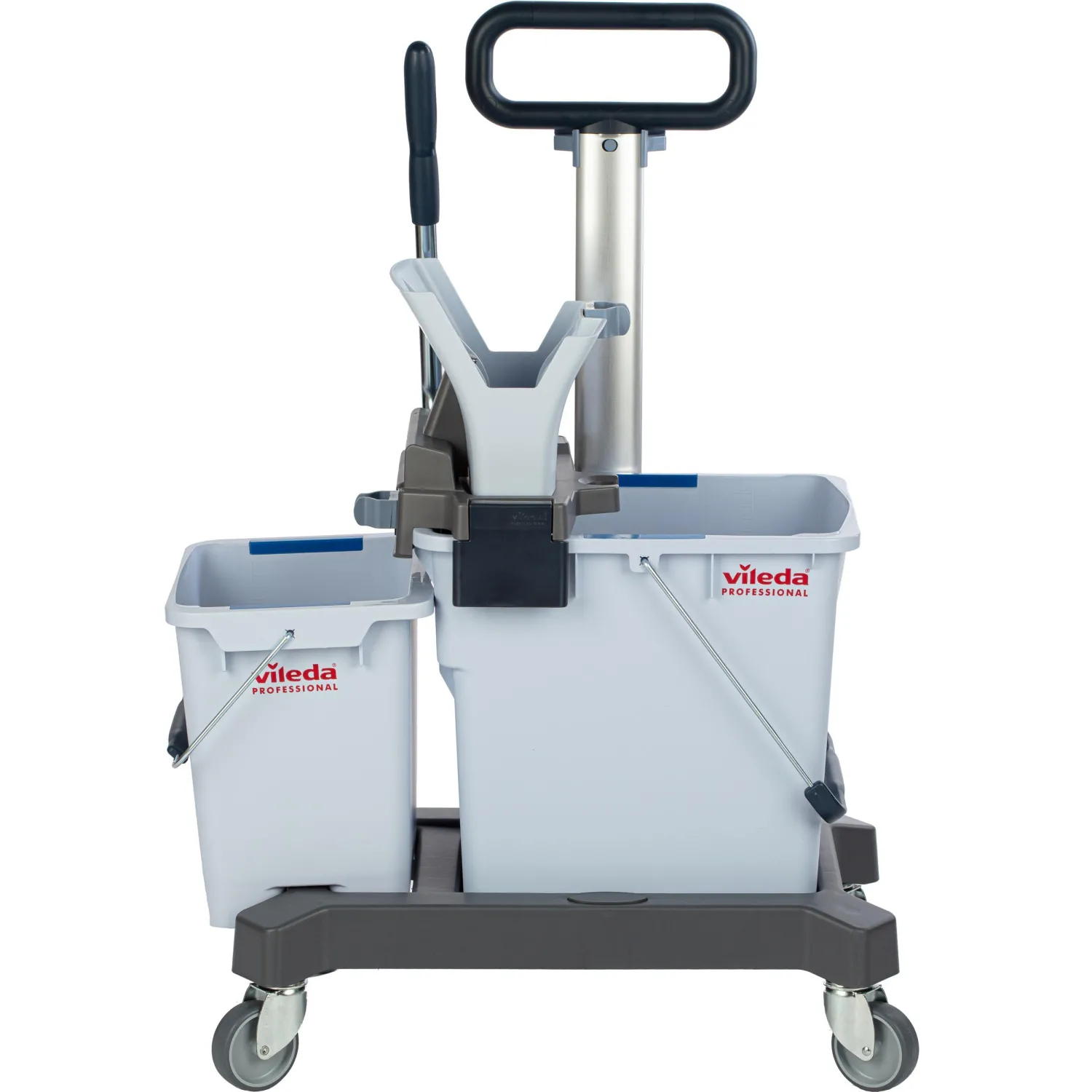 Тележка Vileda УльтраСпид Про ведра 25л+10л на платформе с тр.ручкой 147209 - фото 5