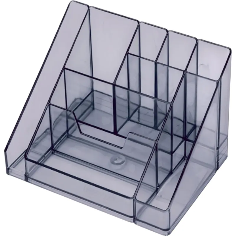 Подставка-органайзер для канц.мелочей Attache Каскад 9 отд.тон.Серый/черый - фото 1