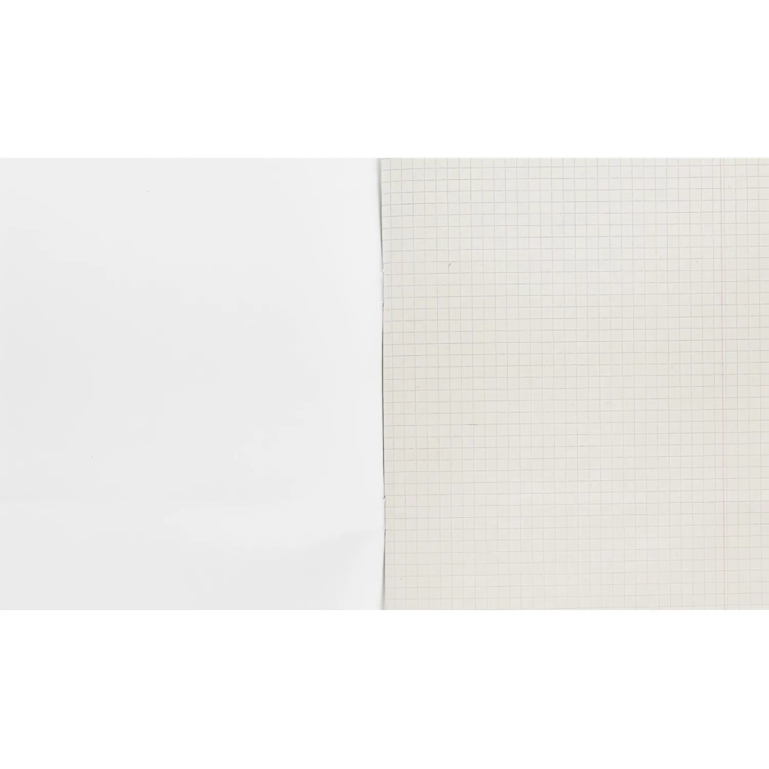 Тетрадь общая А5,48л,клет,скреп,обл.бумвинил,блок офсет-2 Синяя - фото 2