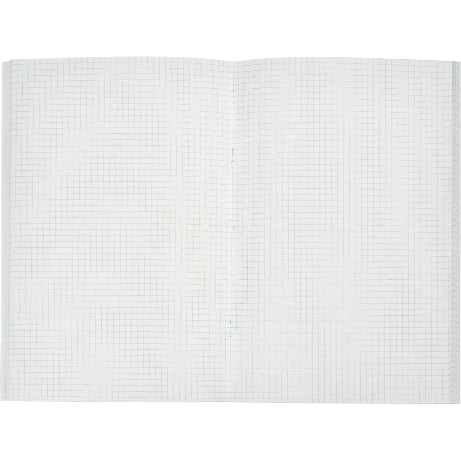 Тетрадь общая А4,96л,клет,скреп,обл.бумвинил,блок офсет-2 Синяя - фото 2