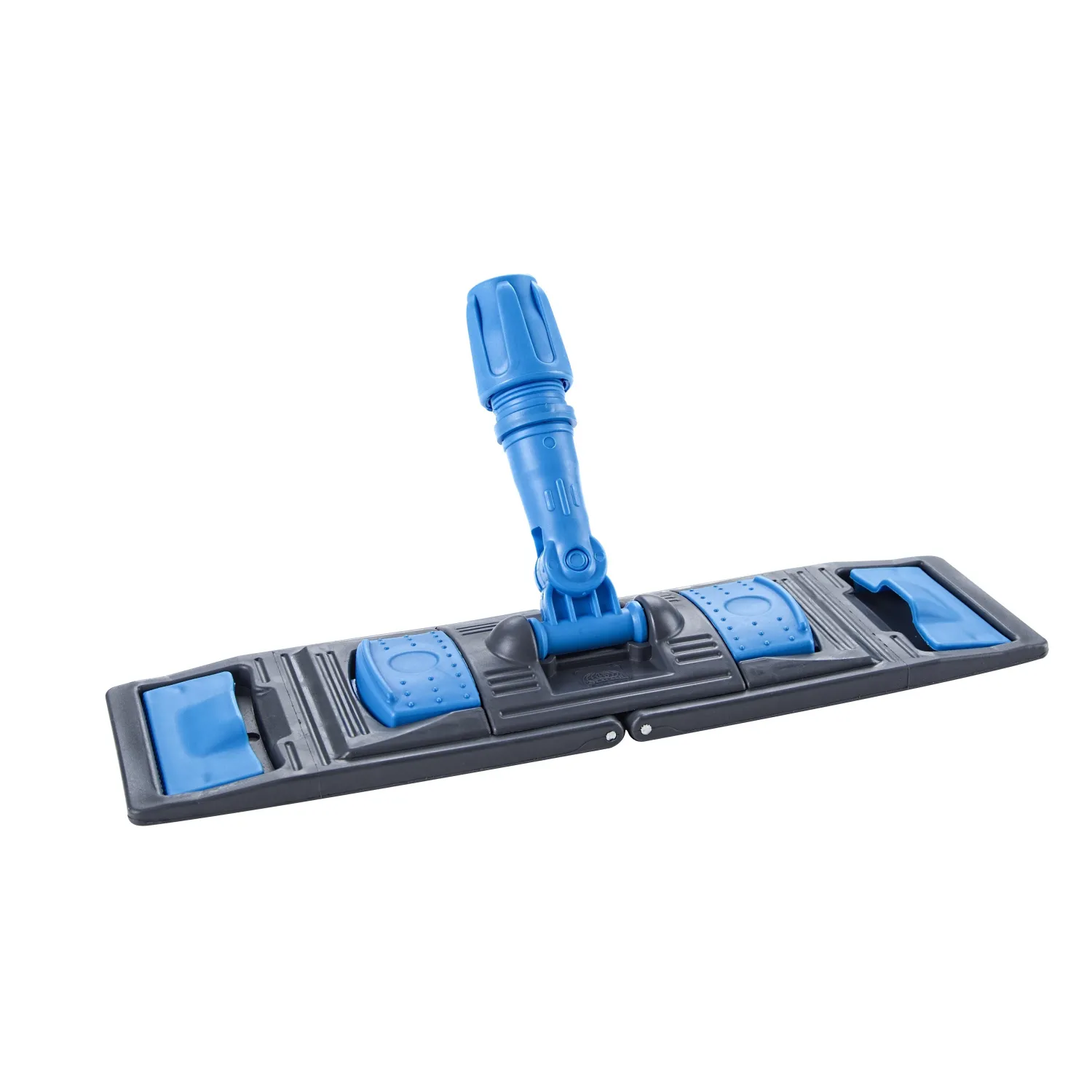 Держатель МОПа универс. пластик 40х11см т.серый/синий NPK195 - фото 1