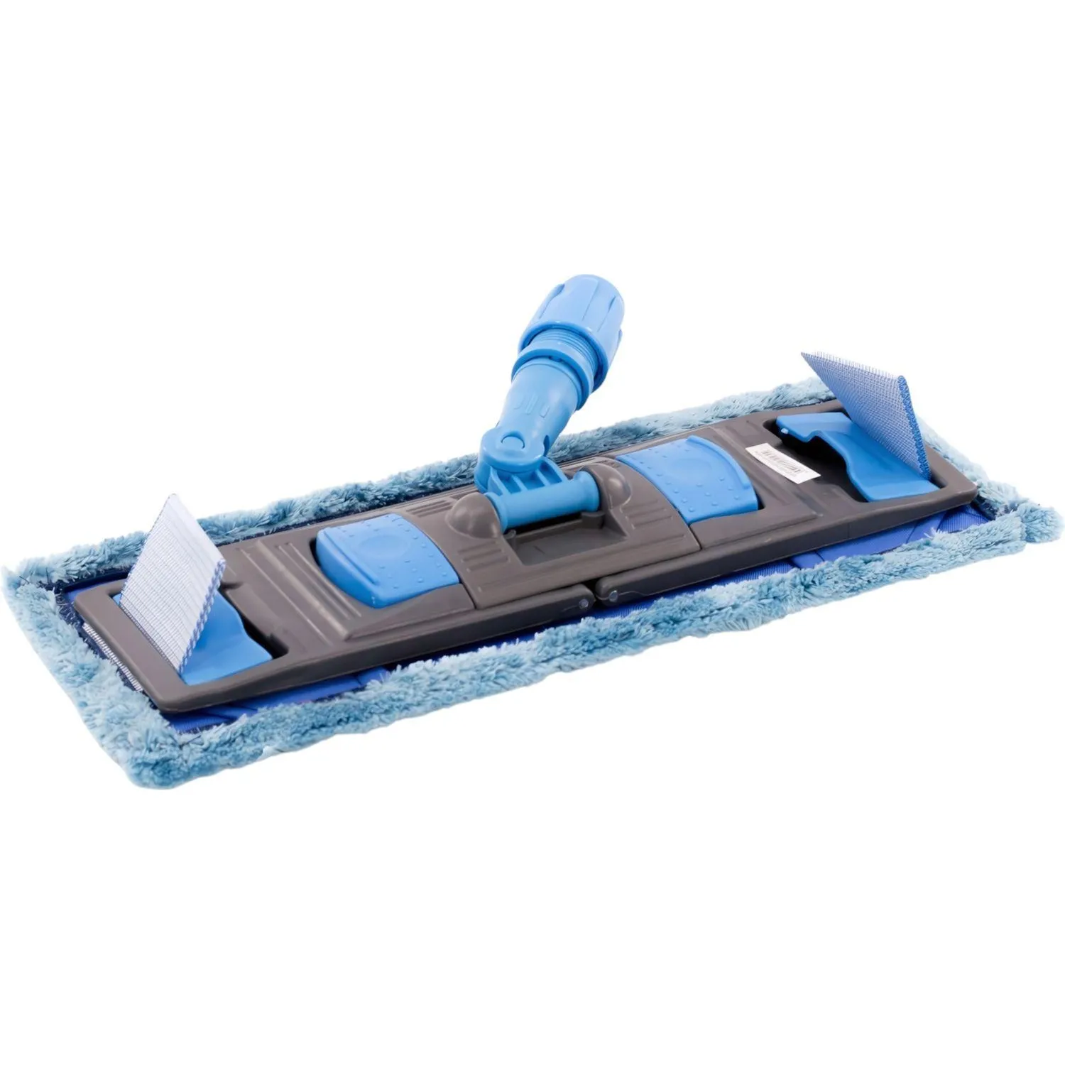 Держатель МОПа универс. пластик 40х11см т.серый/синий NPK195 - фото 2