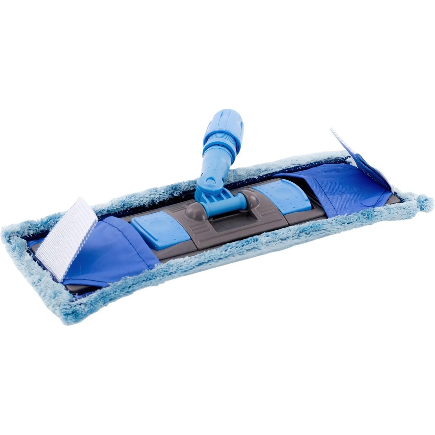 Держатель МОПа универс. пластик 40х11см т.серый/синий NPK195 - фото 3