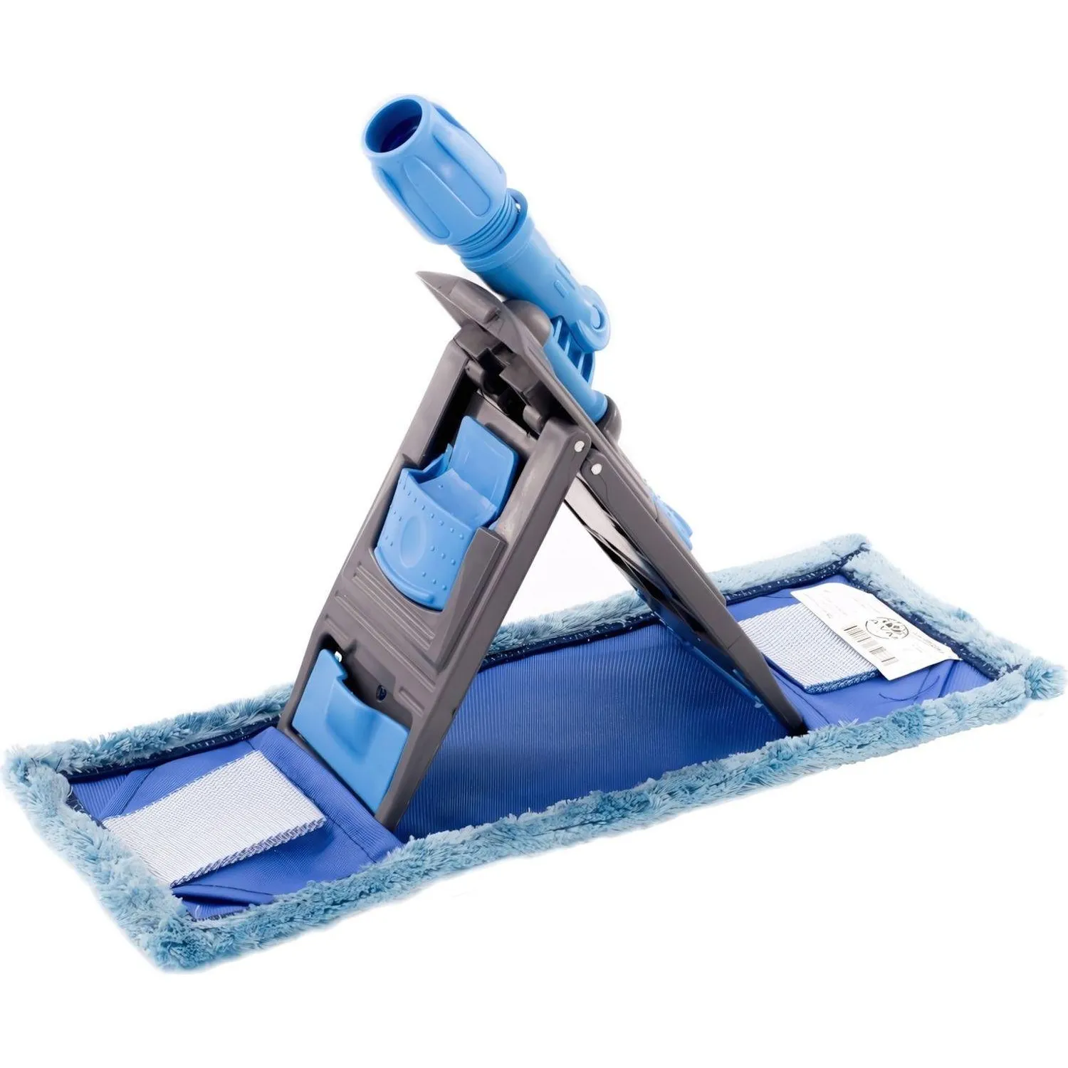 Держатель МОПа универс. пластик 40х11см т.серый/синий NPK195 - фото 4