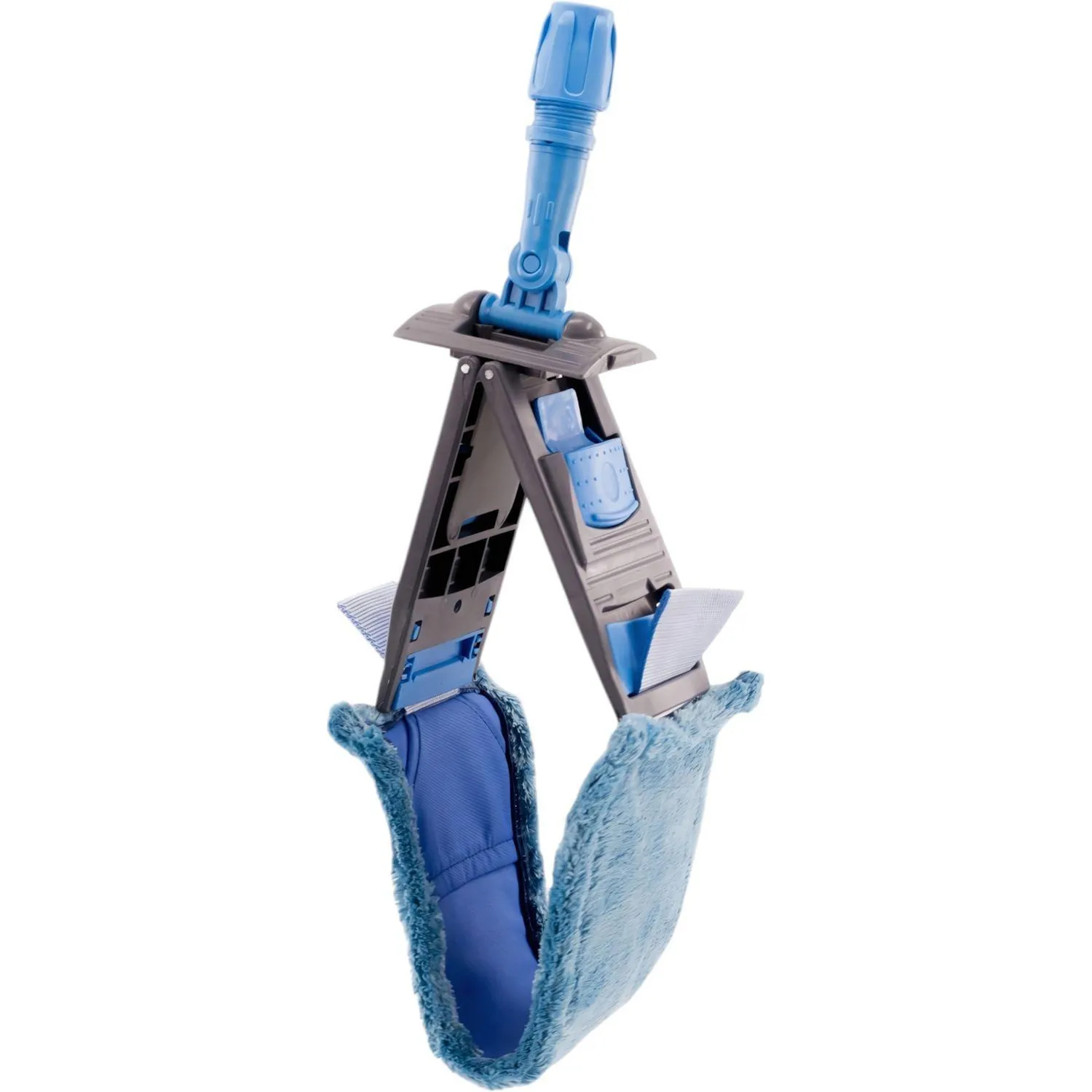 Держатель МОПа универс. пластик 40х11см т.серый/синий NPK195 - фото 7