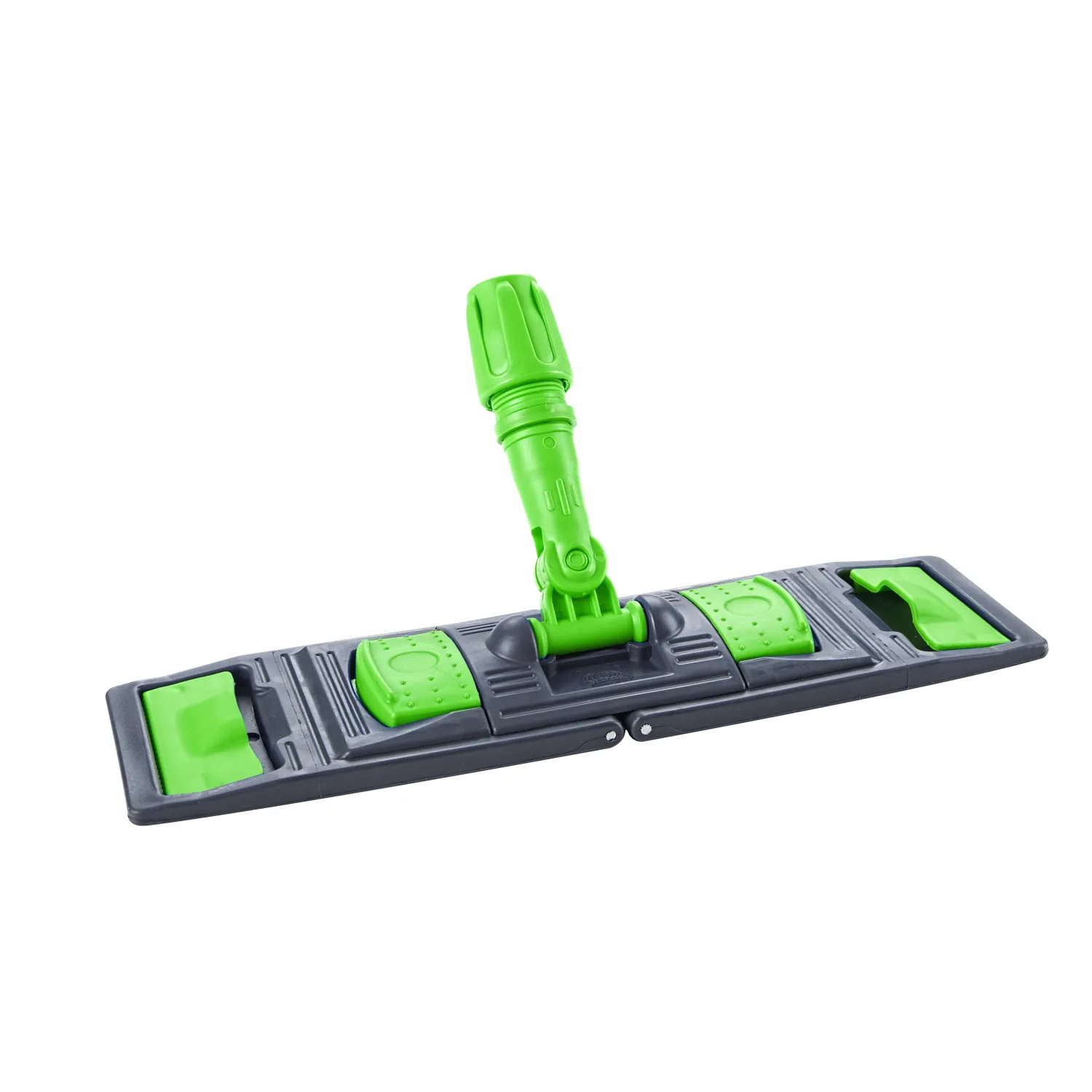 Держатель МОПа универс. пластик 40х11см т.серый/зеленый NPK195 - фото 1