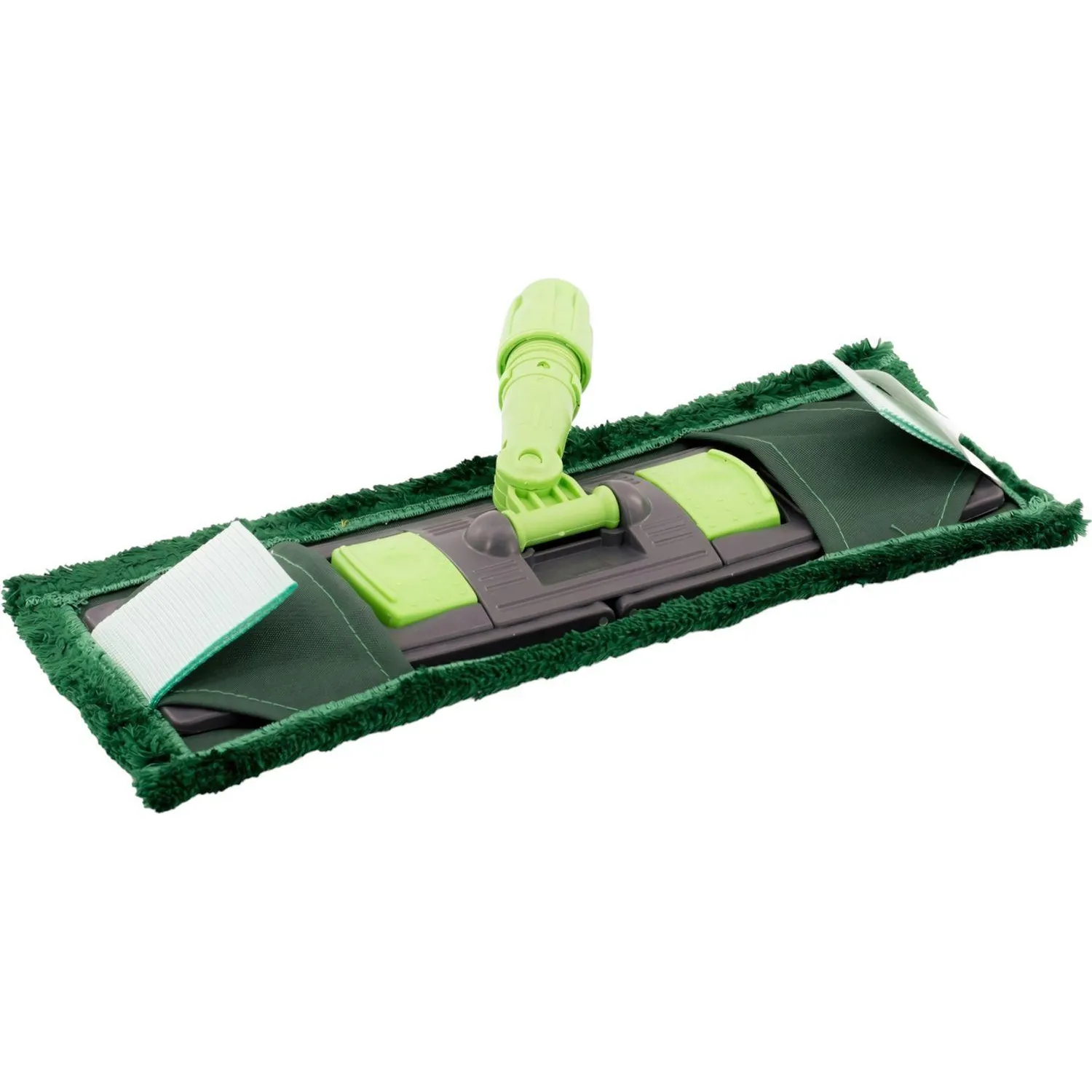 Держатель МОПа универс. пластик 40х11см т.серый/зеленый NPK195 - фото 3